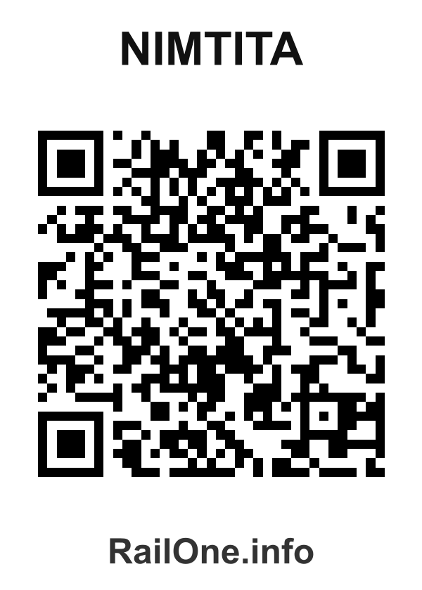 RailOne QR Code for Nimtita station