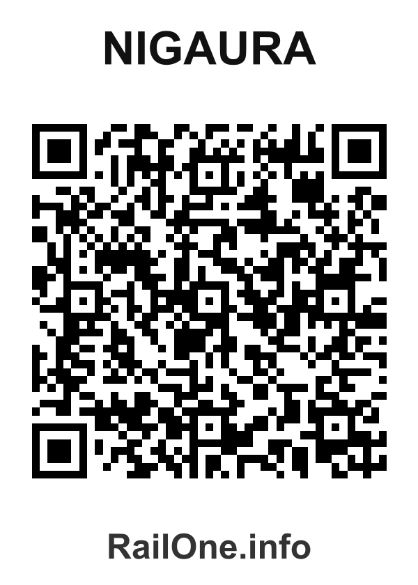 RailOne QR Code for Nigaura station