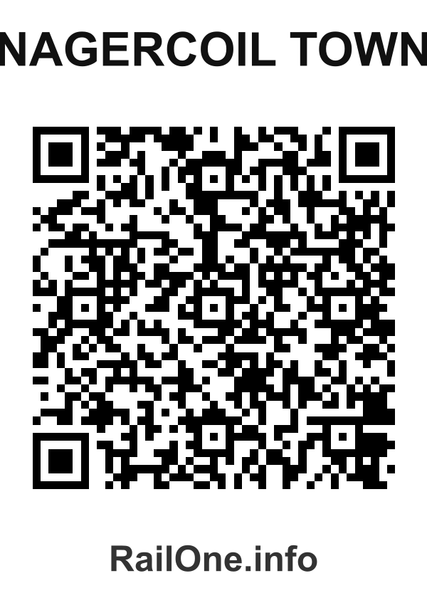 RailOne QR Code for Nagercoil Town station