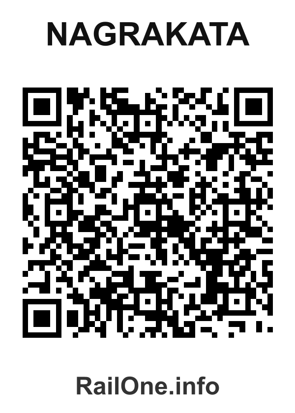 RailOne QR Code for Nagrakata station