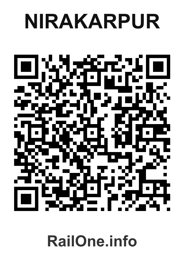 RailOne QR Code for Nirakarpur station