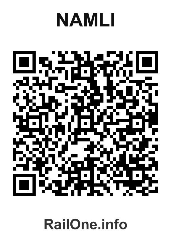 RailOne QR Code for Namli station