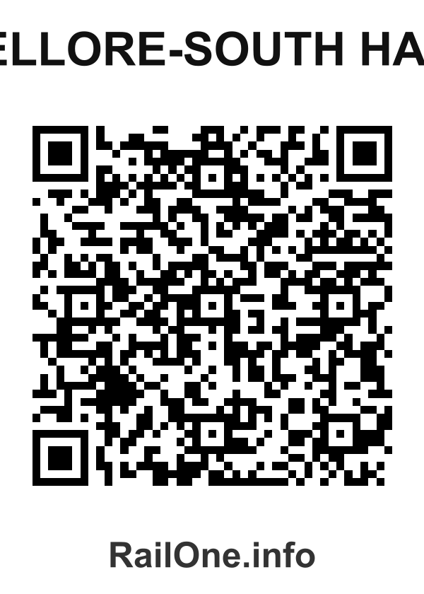 RailOne QR Code for Nellore-south Halt station