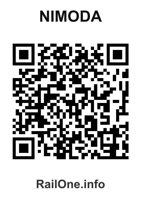 RailOne QR Code for Nimoda station