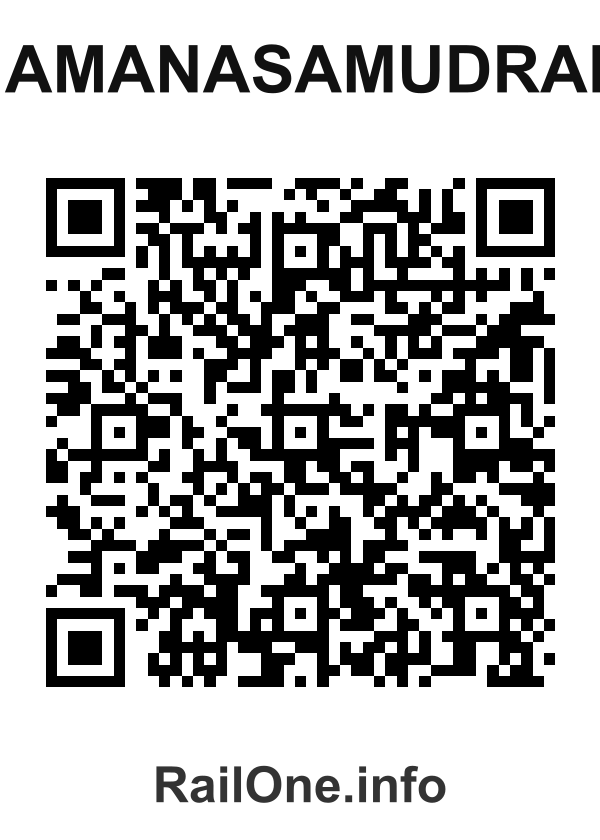 RailOne QR Code for Namanasamudram station