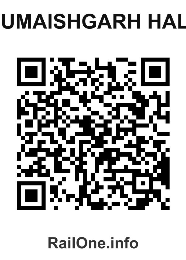 RailOne QR Code for Numaishgarh Halt station