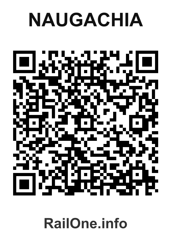 RailOne QR Code for Naugachia station
