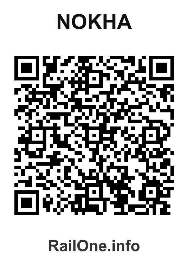 RailOne QR Code for Nokha station