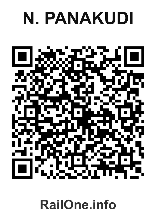 RailOne QR Code for N. Panakudi station
