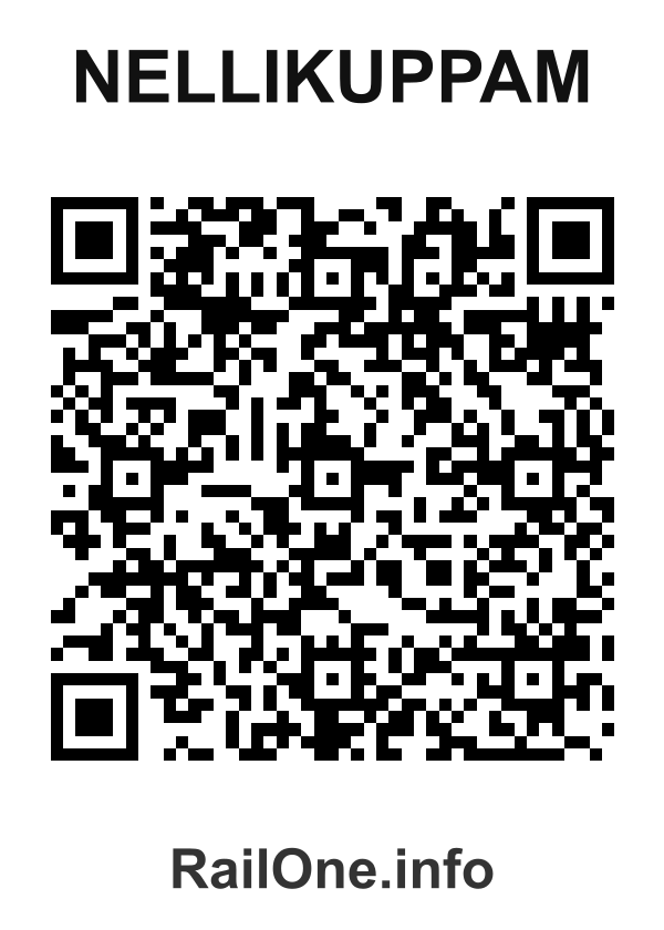 RailOne QR Code for Nellikuppam station