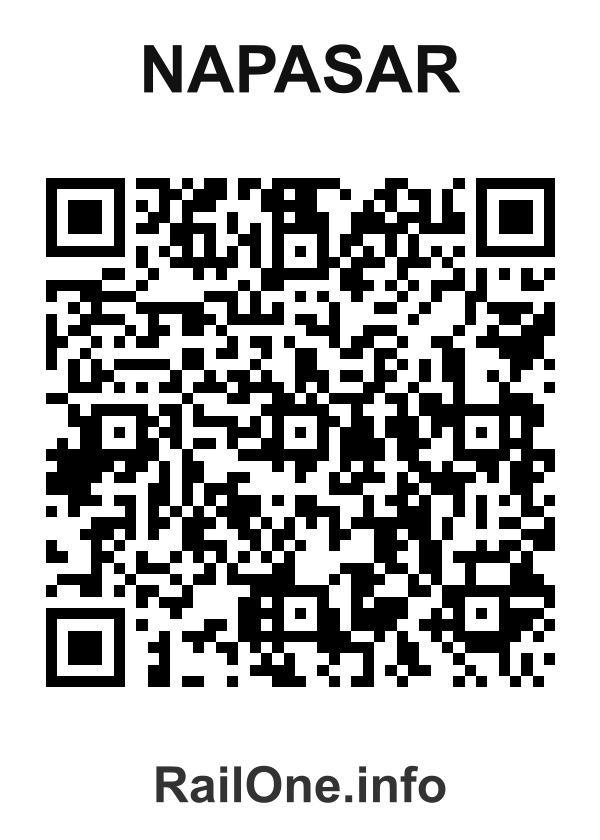 RailOne QR Code for Napasar station