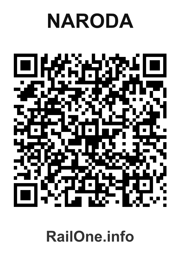 RailOne QR Code for Naroda station