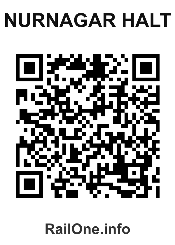 RailOne QR Code for Nurnagar Halt station