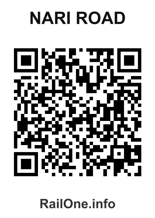 RailOne QR Code for Nari Road station