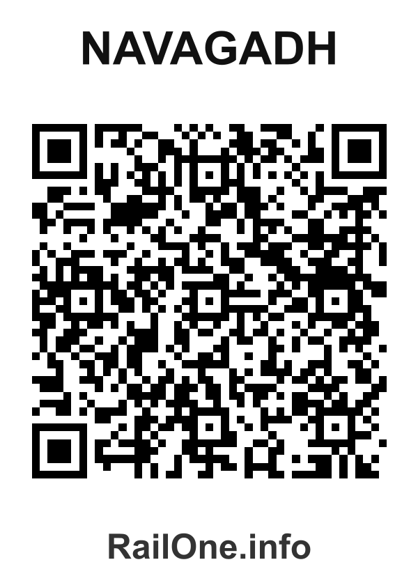 RailOne QR Code for Navagadh station