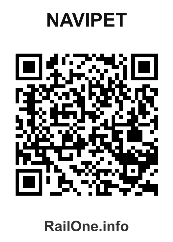 RailOne QR Code for Navipet station