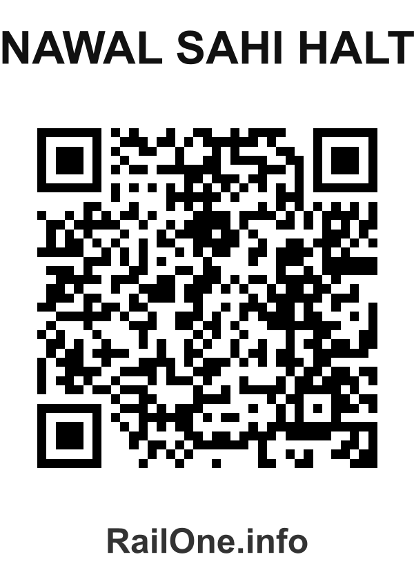 RailOne QR Code for Nawal Sahi Halt station