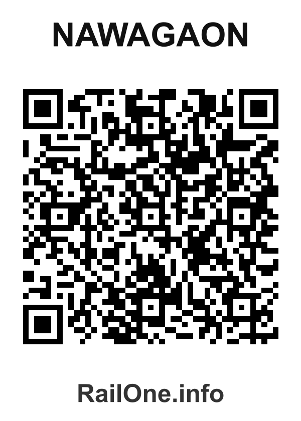 RailOne QR Code for Nawagaon station
