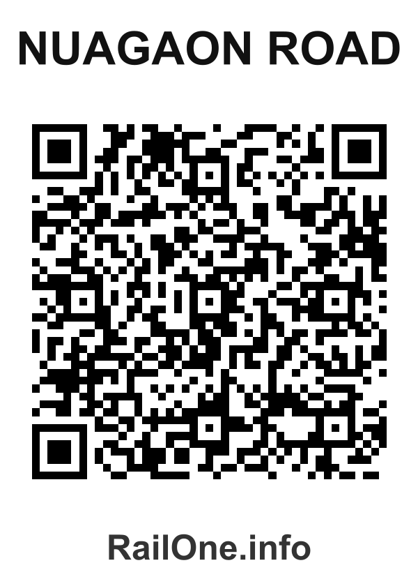 RailOne QR Code for Nuagaon Road station