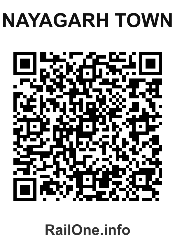 RailOne QR Code for Nayagarh Town station