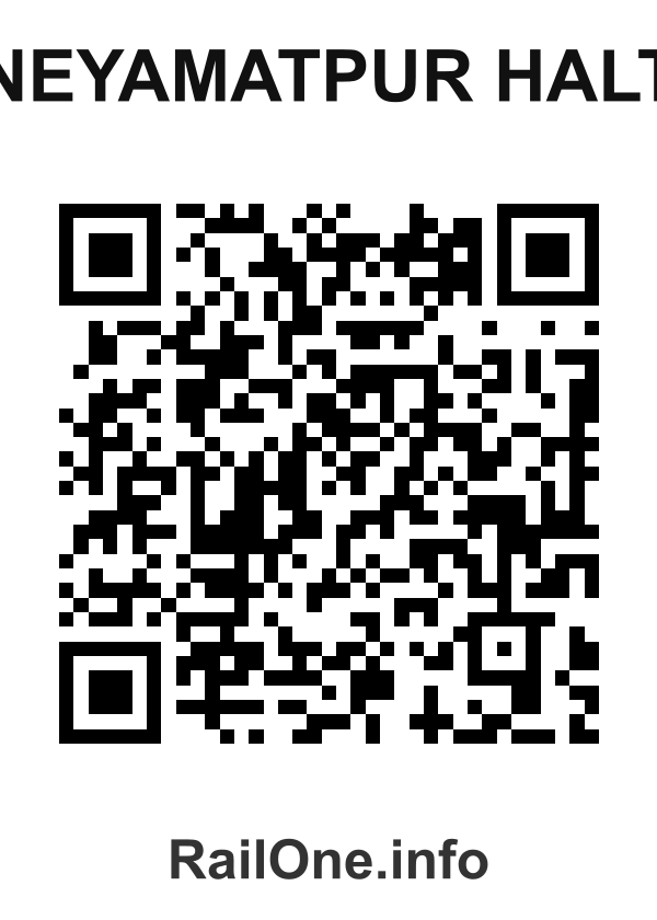 RailOne QR Code for Neyamatpur Halt station