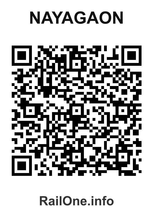 RailOne QR Code for Nayagaon station