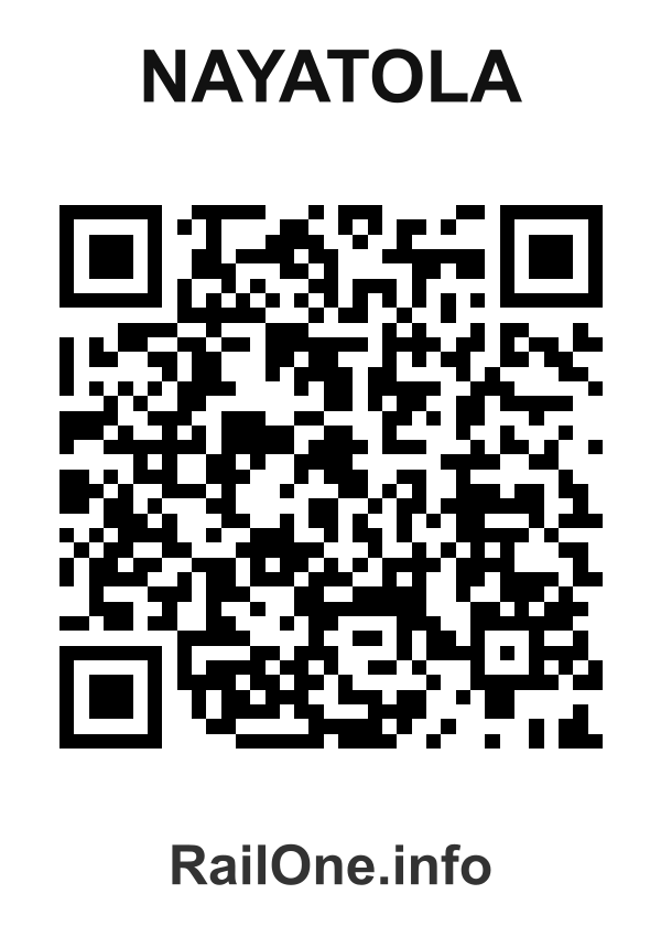 RailOne QR Code for Nayatola station