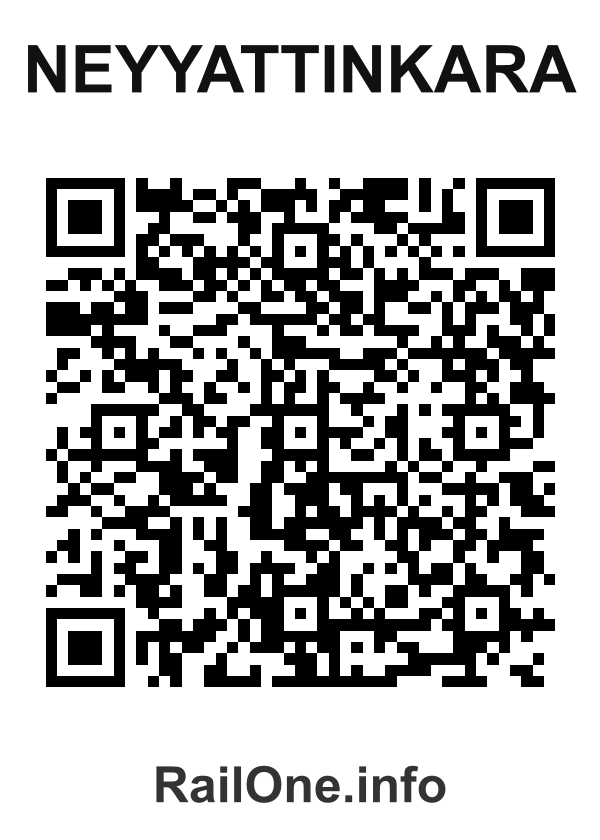 RailOne QR Code for Neyyattinkara station