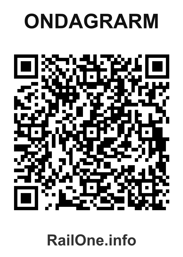 RailOne QR Code for Ondagrarm station