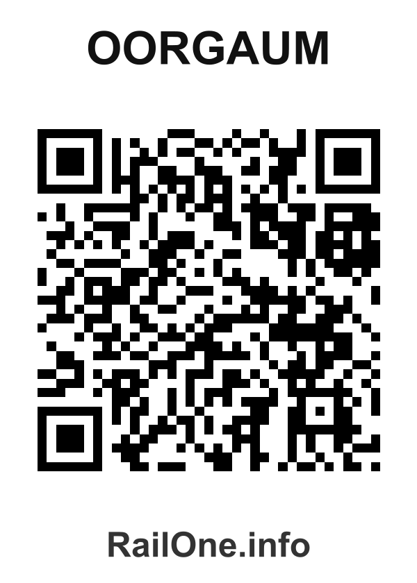 RailOne QR Code for Oorgaum station
