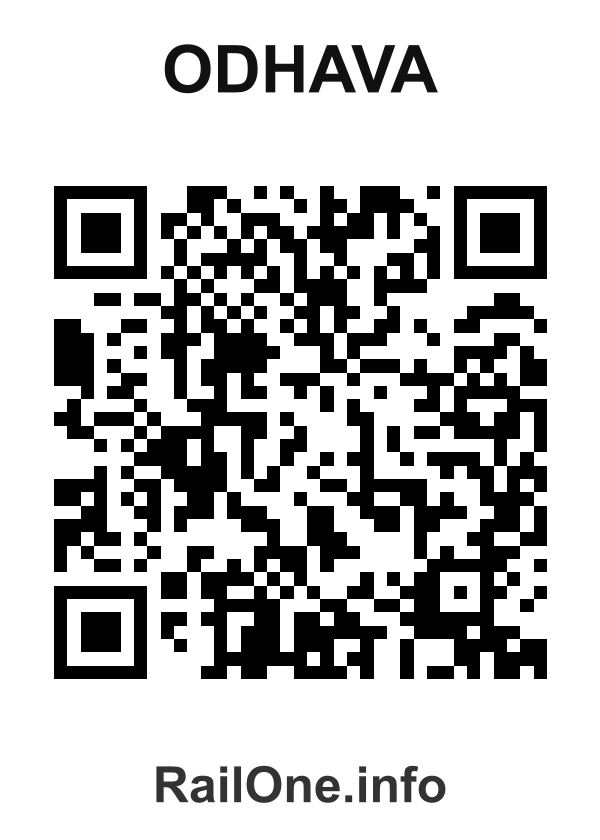 RailOne QR Code for Odhava station