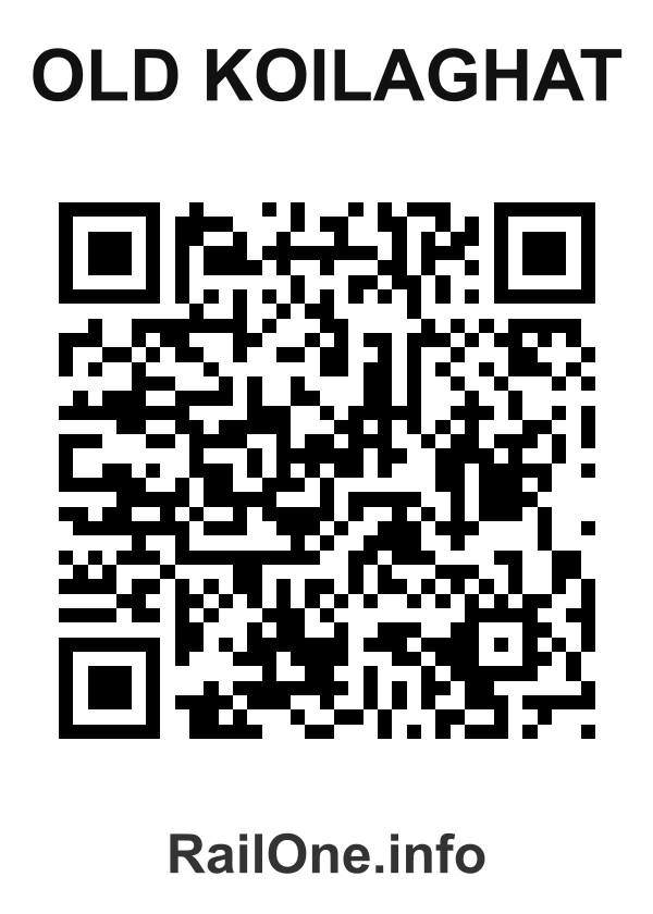 RailOne QR Code for Old Koilaghat station
