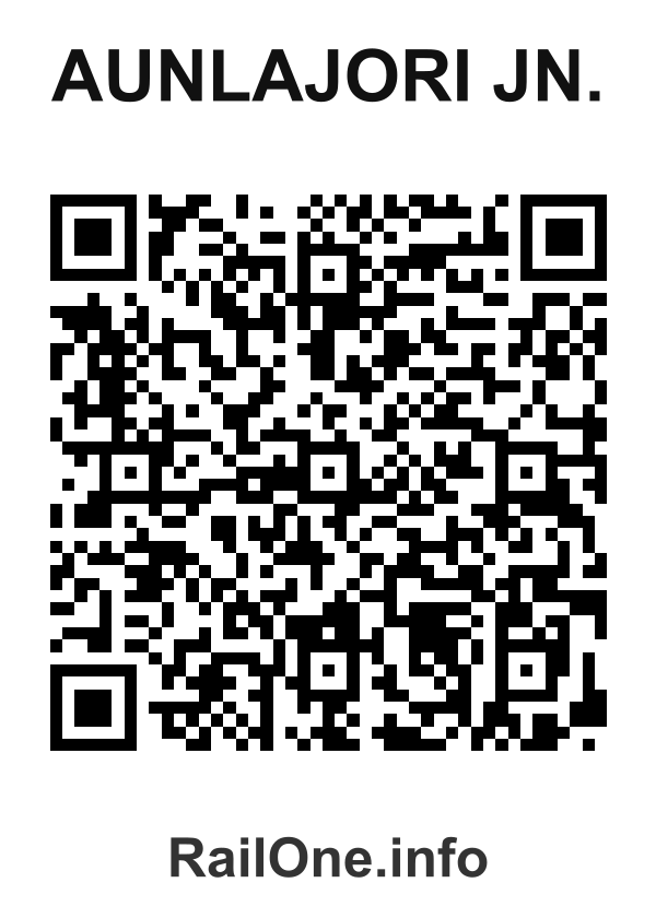 RailOne QR Code for Aunlajori Jn. station
