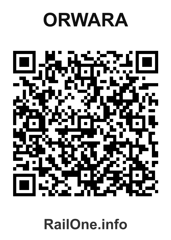RailOne QR Code for Orwara station