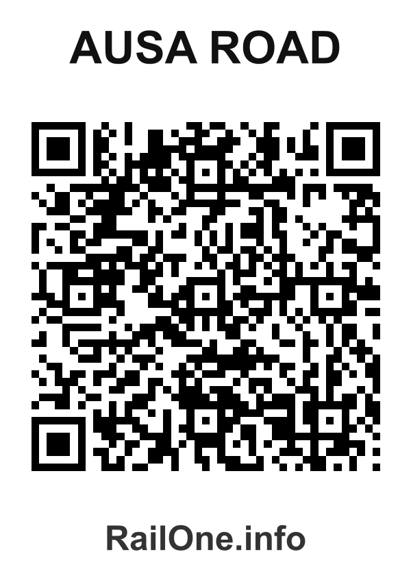 RailOne QR Code for Ausa Road station