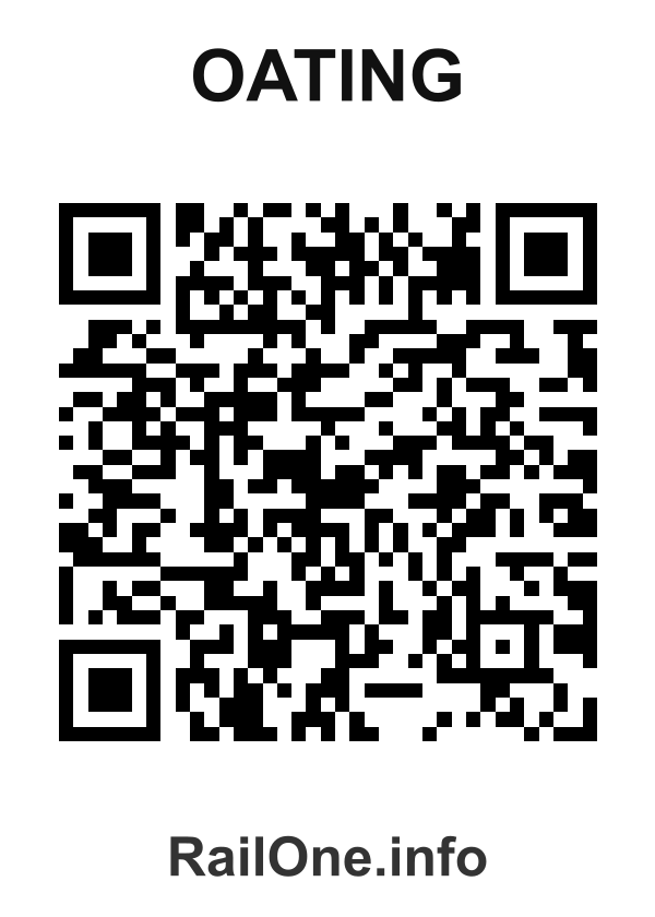 RailOne QR Code for Oating station