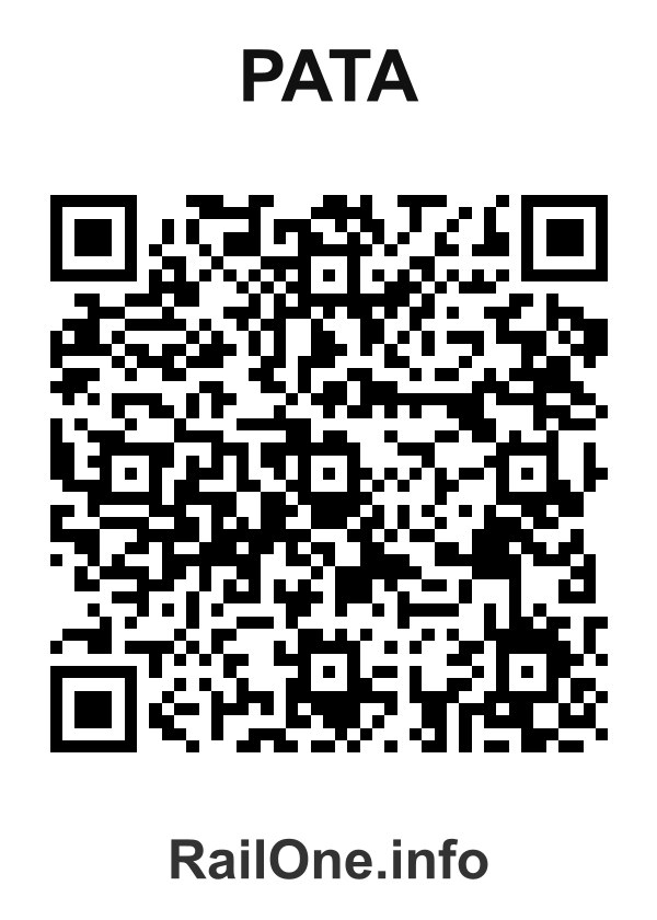RailOne QR Code for Pata station