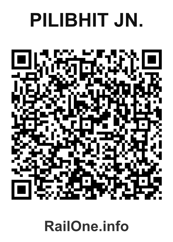 RailOne QR Code for Pilibhit Jn. station