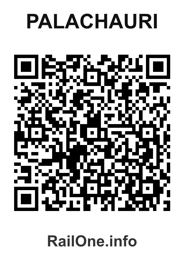 RailOne QR Code for Palachauri station