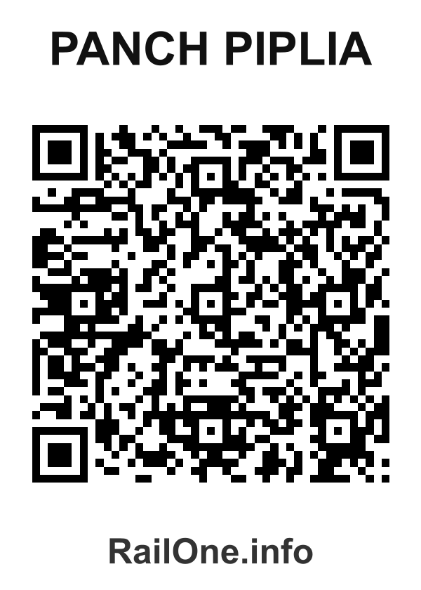 RailOne QR Code for Panch Piplia station