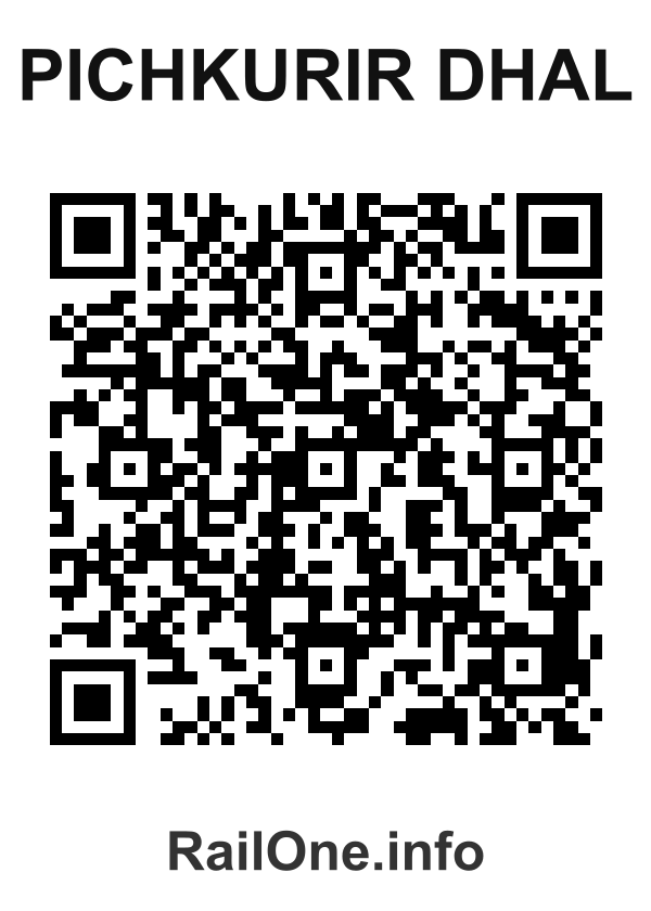 RailOne QR Code for Pichkurir Dhal station