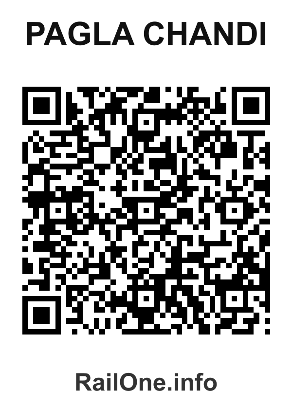RailOne QR Code for Pagla Chandi station