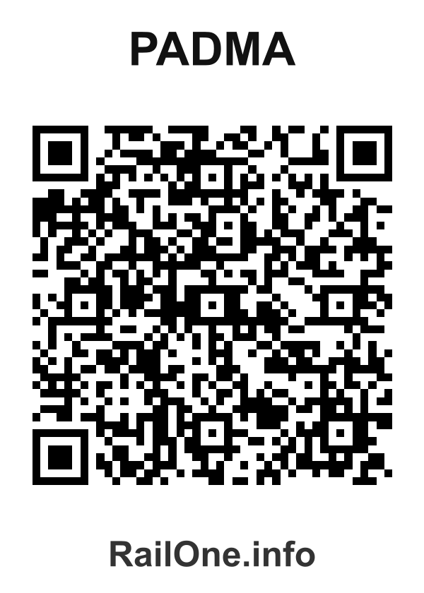 RailOne QR Code for Padma station