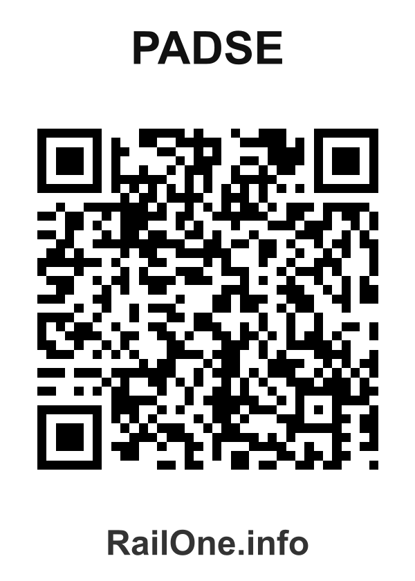 RailOne QR Code for Padse station