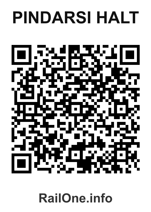 RailOne QR Code for Pindarsi Halt station