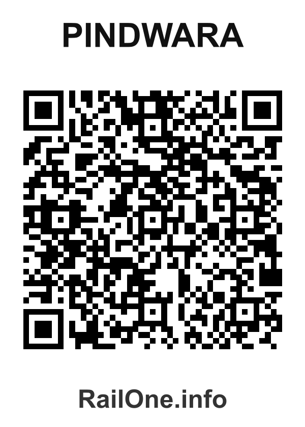 RailOne QR Code for Pindwara station