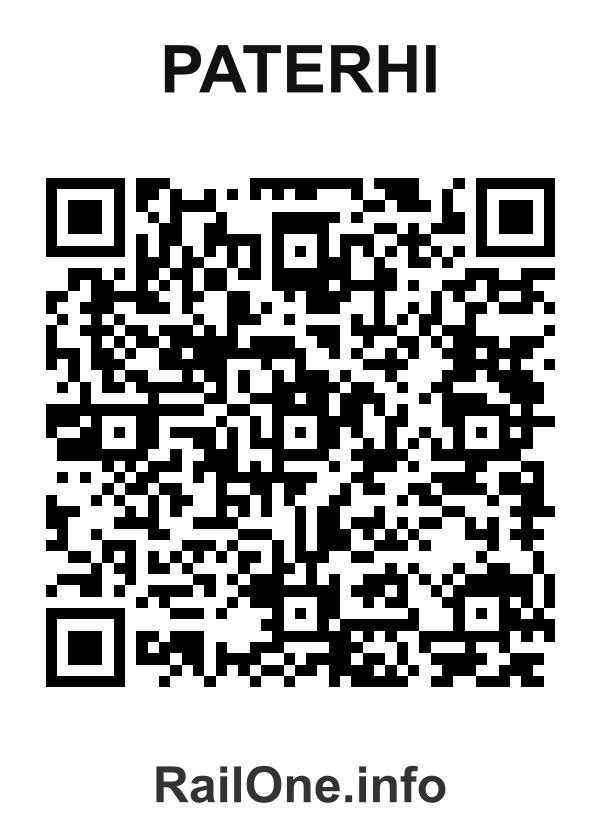 RailOne QR Code for Paterhi station