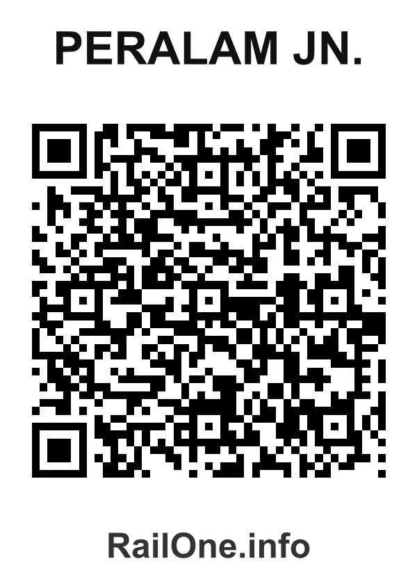 RailOne QR Code for Peralam Jn. station