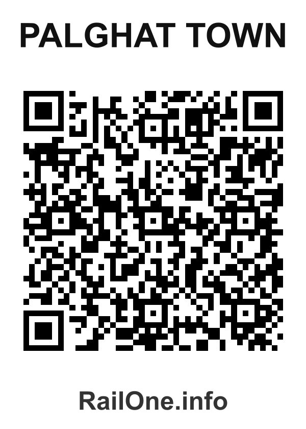 RailOne QR Code for Palghat Town station