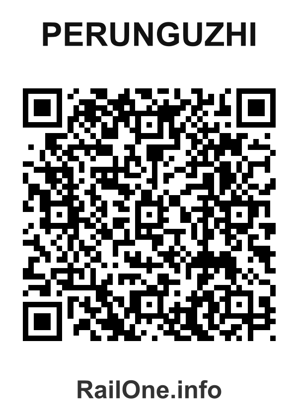 RailOne QR Code for Perunguzhi station
